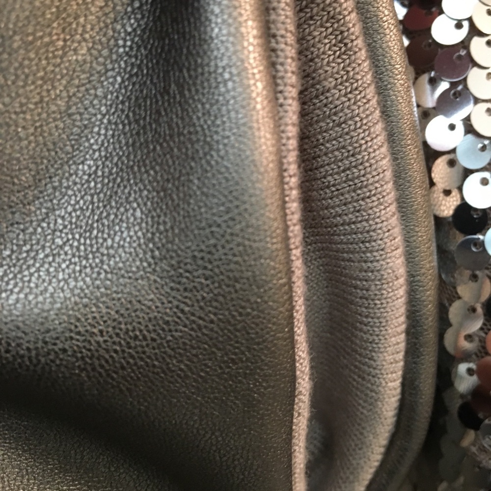 Zara Bronze Metallic Polyester Skirt - Picture 3 of 8